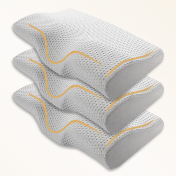 Kit com 4x Travesseiros Cervical Ergo OrtoGold
                                            ® :)